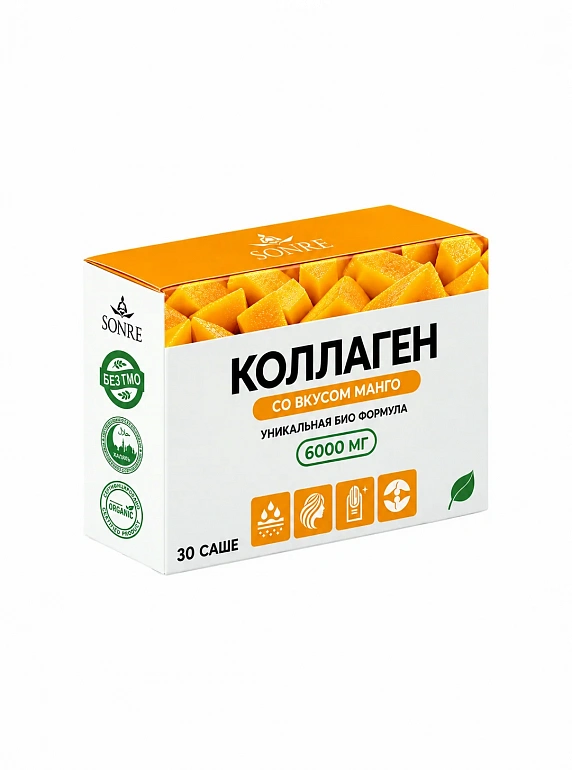 Коллаген со вкусом манго 30 саше - фото 2