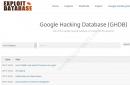 Googlohaking, search for critical information using Google